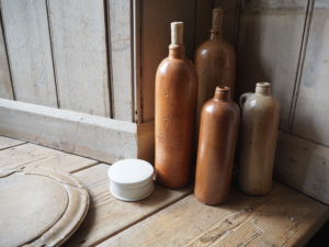 Ightham Mote Bottles in kitchen